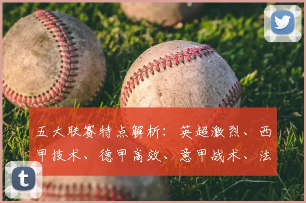 五大联赛特点解析：英超激烈、西甲技术、德甲高效、意甲战术、法甲新星